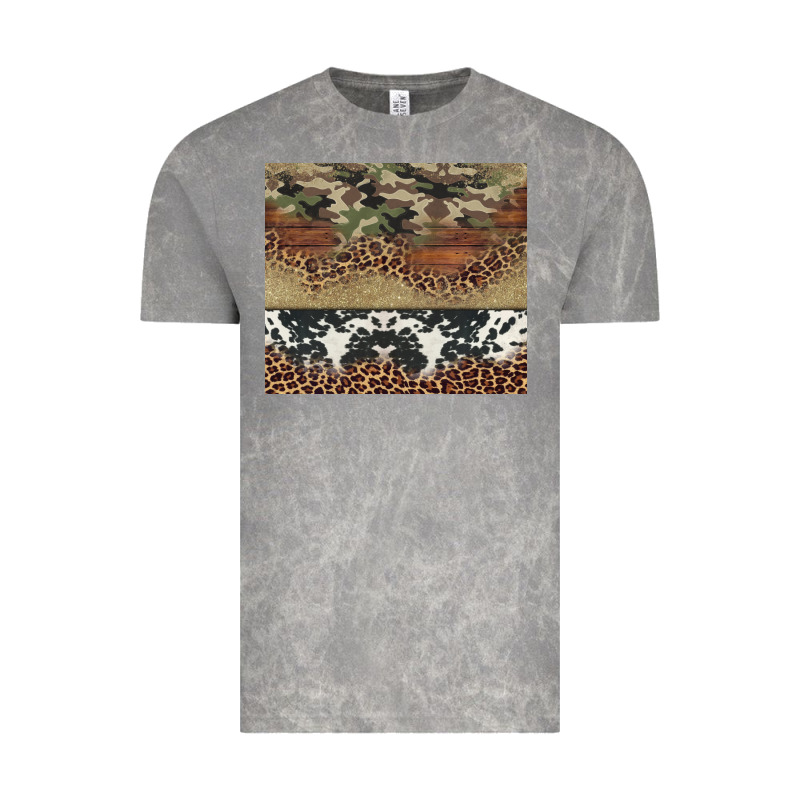 Cowhide Leopard Camouflage Vintage Tee by Jasminsmagicworld | Teevron