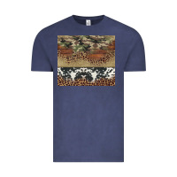 Vintage Denim cowhide leopard camouflage Vintage Tee - Jasminsmagicworld