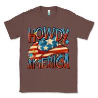 Chestnut howdy america Classic Tee - MaliasSmallBusiness