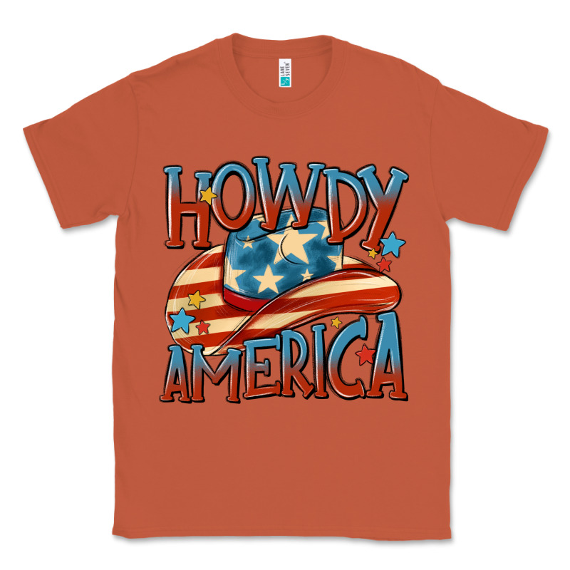Howdy America Classic Tee by MaliasSmallBusiness | Teevron