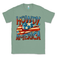 Sage howdy america Classic Tee - MaliasSmallBusiness