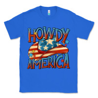True Royal howdy america Classic Tee - MaliasSmallBusiness