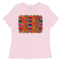 Bubblegum Pink mexico brushstrokes Ladies Tee - CTS Tumbler Store
