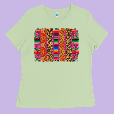 Mexico Brushstrokes Ladies Tee Designed By Cts Tumbler Store