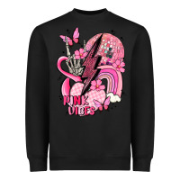 Black pink vibes Heavyweight Sweatshirt - MaliasSmallBusiness