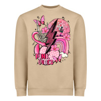 Mushroom pink vibes Heavyweight Sweatshirt - MaliasSmallBusiness