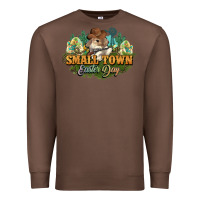 Chestnut Small town Easter Day Premium Sweatshirt - NancyCooperArtShop
