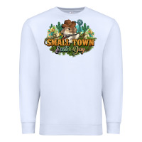 White Small town Easter Day Premium Sweatshirt - NancyCooperArtShop