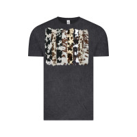 Vintage Black cowhide brushstroke Vintage Tee - AdoDesignShop
