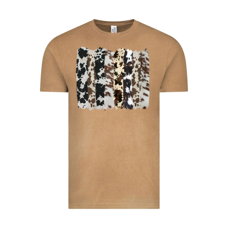 Cowhide Brushstroke Vintage Tee by AdoDesignShop | Teevron