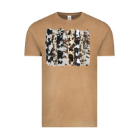 Vintage Camel cowhide brushstroke Vintage Tee - AdoDesignShop