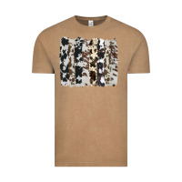 Vintage Coffee cowhide brushstroke Vintage Tee - AdoDesignShop
