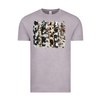 Vintage Zinc cowhide brushstroke Vintage Tee - AdoDesignShop