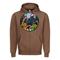 Chestnut jersey giant rooster christmas Zipper Hoodie - LillyAllenDesigns
