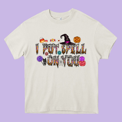 I Put Speel On You Heavy Core Tee Designed By Cowhidedigitalart