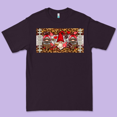 American Football Gnome License Plate Premium Tee Designed By Hra Design Shop