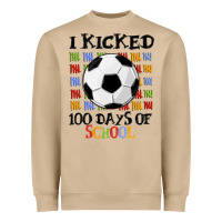Mushroom i kicked 100 days of school Heavyweight Sweatshirt - MaliasSmallBusiness