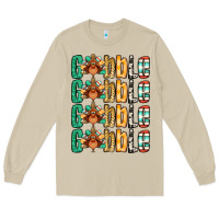 Mushroom Gobble till you wobble Thanksgiving turkey Long Sleeve Tee - NancyCooperArtShop