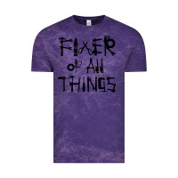 Cloud Purple Fixer Of All Things Vintage Tee - LillyAllenDesigns