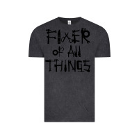Vintage Black Fixer Of All Things Vintage Tee - LillyAllenDesigns