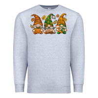 Heather Grey Fall Gnomes Premium Sweatshirt - texasbilliewilder