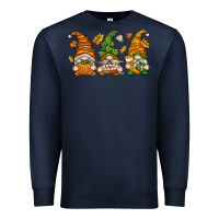 Navy Fall Gnomes Premium Sweatshirt - texasbilliewilder
