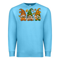 Ocean Blue Fall Gnomes Premium Sweatshirt - texasbilliewilder