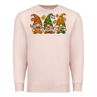 Pale Pink Fall Gnomes Premium Sweatshirt - texasbilliewilder