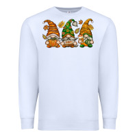 White Fall Gnomes Premium Sweatshirt - texasbilliewilder