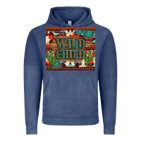 Vintage Denim wild chıld aztec gemstone and cactus Vintage Hoodie - Artiststas