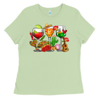 Matcha mexico wine glasses cups Ladies Tee - CTS Tumbler Store