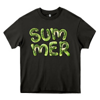 Asphalt summer kiwi Heavy Core Tee - BarkalooDesign