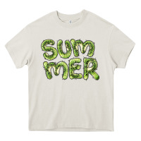 Cream summer kiwi Heavy Core Tee - BarkalooDesign