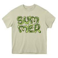 Mossy summer kiwi Heavy Core Tee - BarkalooDesign