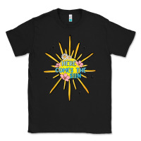 Black here comes the sun Classic Tee - MaliasSmallBusiness
