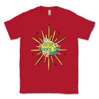 Red here comes the sun Classic Tee - MaliasSmallBusiness