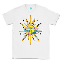 White here comes the sun Classic Tee - MaliasSmallBusiness