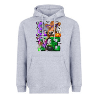 Heather Grey love cow halloween tbw Heavyweight Hoodie - texasbilliewilder