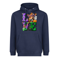 Navy love cow halloween tbw Heavyweight Hoodie - texasbilliewilder