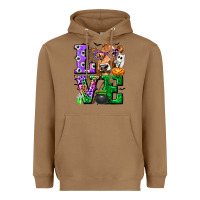 Toasted Coconut love cow halloween tbw Heavyweight Hoodie - texasbilliewilder