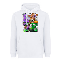 White love cow halloween tbw Heavyweight Hoodie - texasbilliewilder