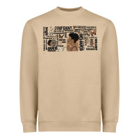 Mushroom black woman confident Heavyweight Sweatshirt - MaliasSmallBusiness