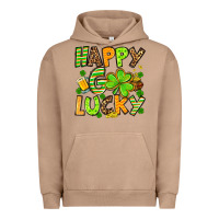 Pigment Burro St. Patrick's Happy go lucky Urban Hoodie - OliviaCreatesArt
