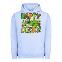 Pigment Grape Ice St. Patrick's Happy go lucky Urban Hoodie - OliviaCreatesArt