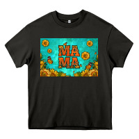 Asphalt sunflowers mama skinny metal can holder Heavy Core Tee - HRA Design Shop