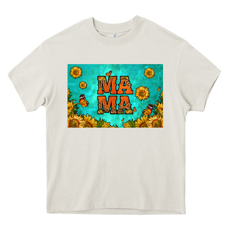 Sunflowers Mama Skinny Metal Can Holder Heavy Core Tee by HRA Design Shop | Teevron