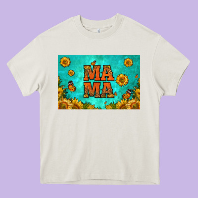 Sunflowers Mama Skinny Metal Can Holder Heavy Core Tee Designed By Hra Design Shop