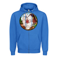 True Royal silkie chicken christmas Zipper Hoodie - LillyAllenDesigns