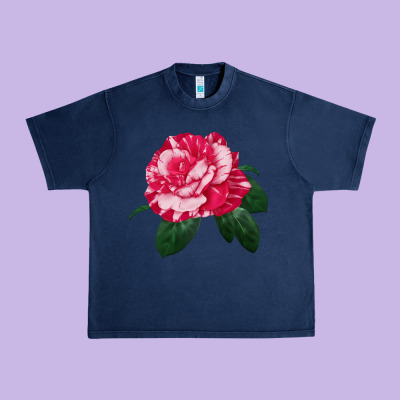 Neil Diamond Rose Urban Heavy Tee Designed By Lillyallendesigns