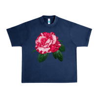 Navy neil diamond rose Urban Heavy Tee - LillyAllenDesigns